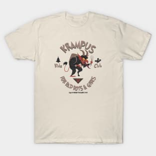 Krampus Kids Club for Bad Boys and Girls No-No-No! Christmas T-Shirt